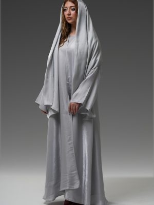 White-Abaya White Abaya